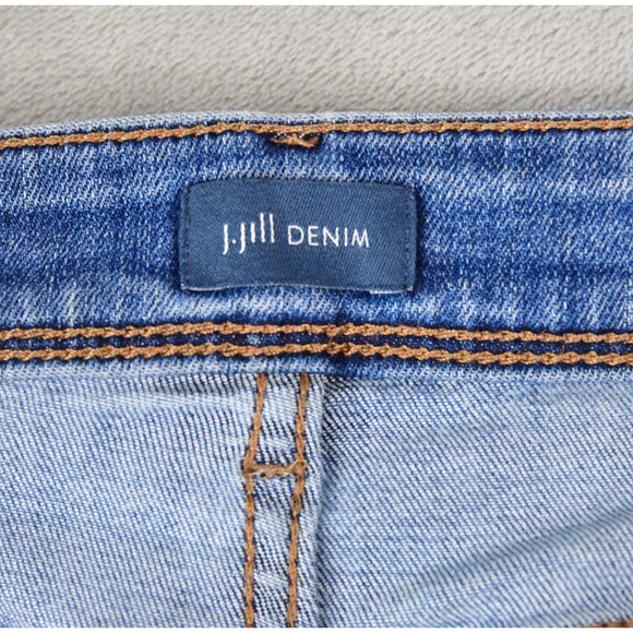 J. Jill Jeans Womens 10T (32x30) Slim Ankle Blue Denim - Picture 2 of 9